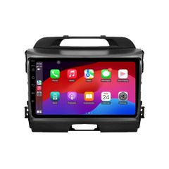 Kia Sportage 10-16 - 9 "Radio mit Apple CarPlay und Android Auto