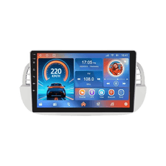 Fiat 500 07-15 - 9" Radio m. Apple CarPlay og Android Auto – Bilmedie.dk