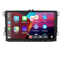 VW (mehr Modelle) 06-15 - 9 "Radio mit Apple CarPlay und Android Auto