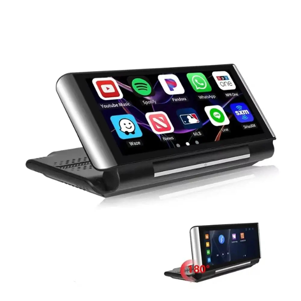 Bezdrátová skládací obrazovka Apple CarPlay & Android Auto – 6,86" přenosný displej 