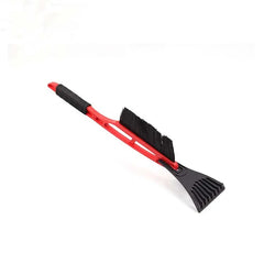 Ice scraper with snow brush for car – 43 cm red 