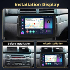 BMW E46 - 9" Radio m. Apple CarPlay og Android Auto