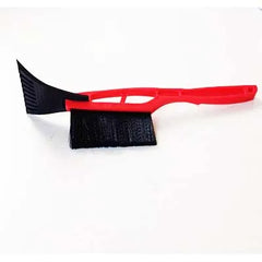 Ice scraper with snow brush for car – 43 cm red 