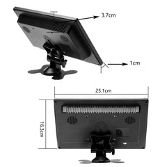 Monitor HD LCD da 10,1" – Mini schermo per auto, TV e computer 