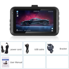 3,0" Full HD 1080P Dashcam mit Doppelkamera 