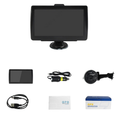 7"-os GPS képernyő – EU-navigáció, FM rádió és médialejátszás