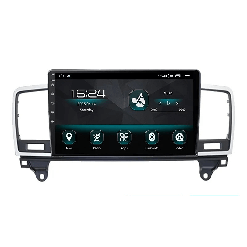 Mercedes-Benz ML 12-15 - 9" Radio m. Apple CarPlay og Android Auto, med moderne interface og perfekt pasform.