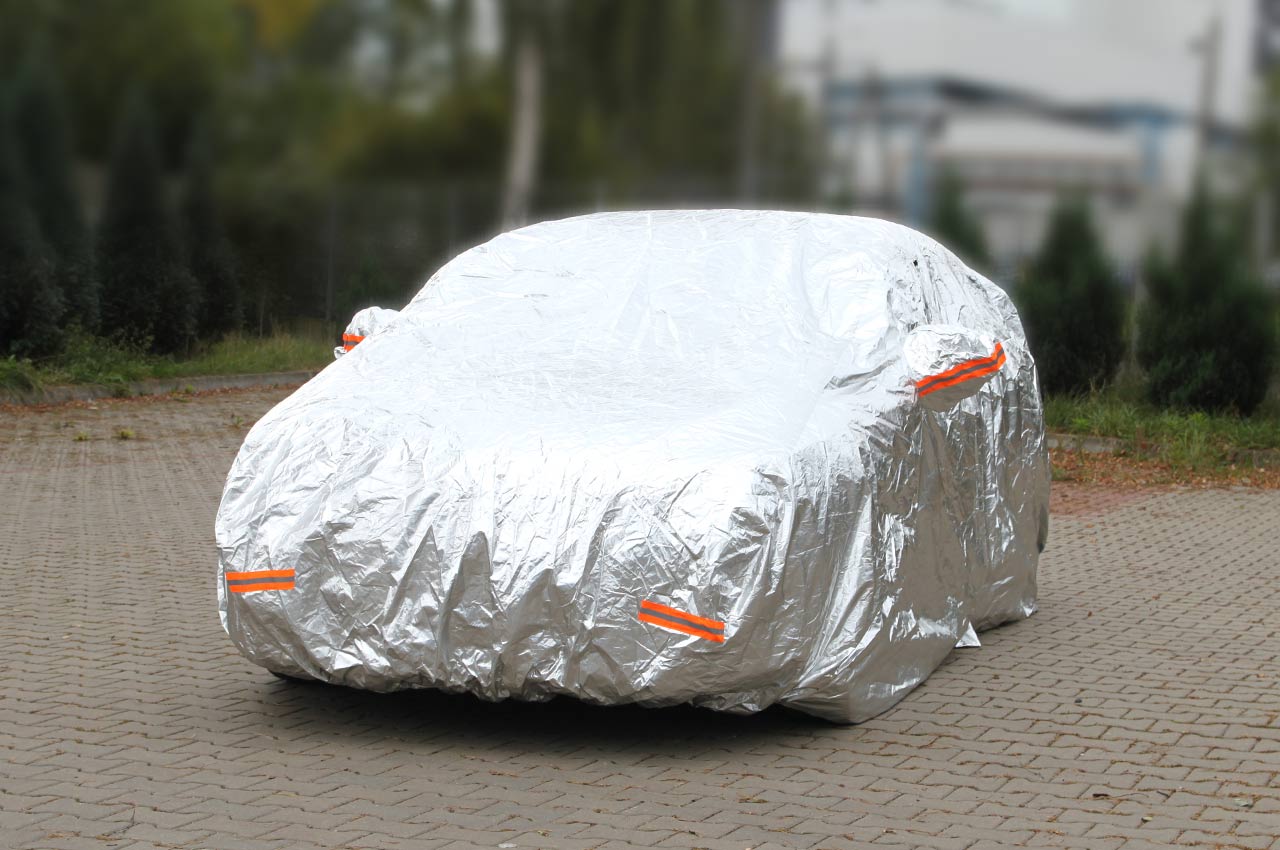 Capa prateada refletora para automóvel SUV e VAN