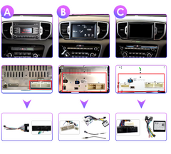 Kia Sportage 16–21 – 9-Zoll-Radio mit Apple CarPlay und Android Auto