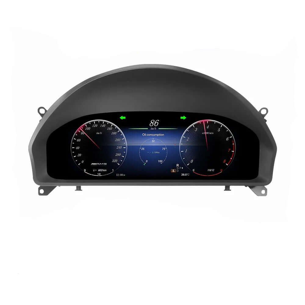 Mercedes C-Klasse 2008-2010 - 12,3" digitaal instrumentenpaneel 