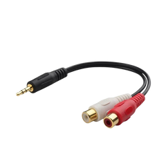 3,5 mm Aux Jack (männlich) zu RCA (She) Splitter