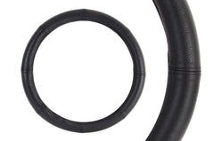 Funda de volante de cuero natural para volantes de 37-39 cm