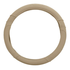 Coprivolante beige per volante con diametro 36,8-39,4 cm